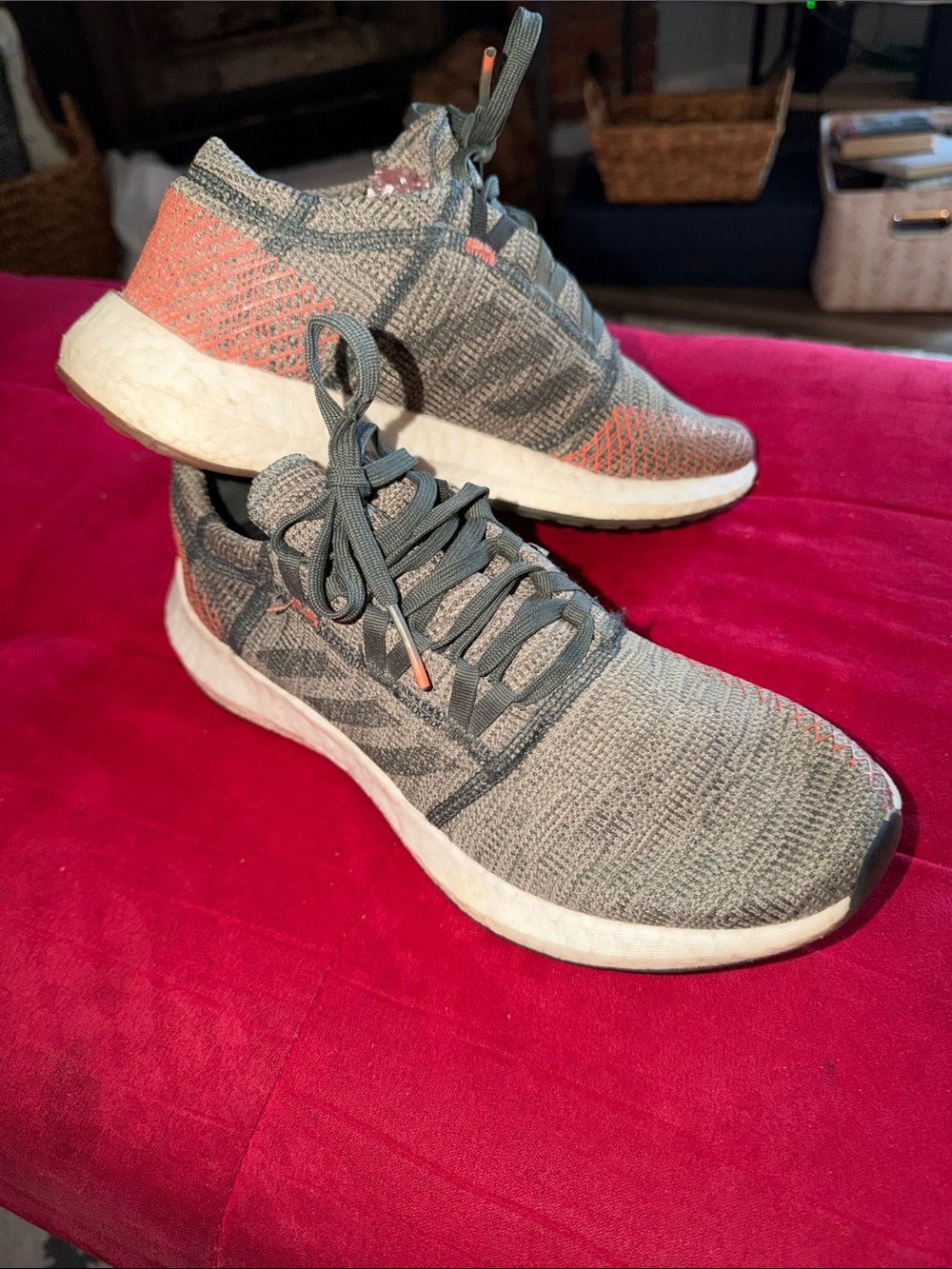 adidas PureBOOST Legend Ivy Boost Ultra Men's Size 7 Running Shoes GUC!